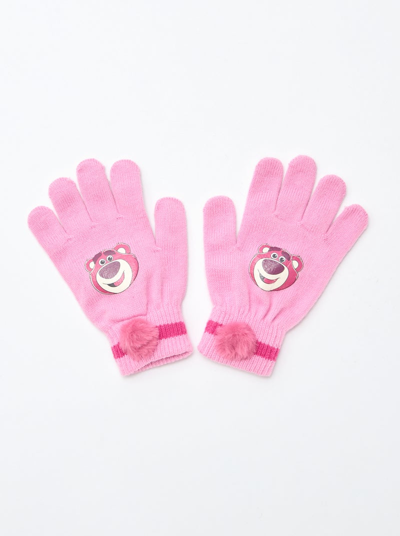 Paire de gants 'Toy Story' imprimés Rose - Kiabi