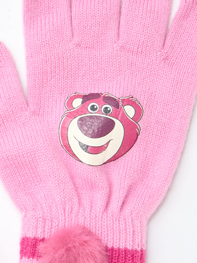 Paire de gants 'Toy Story' imprimés Rose - Kiabi