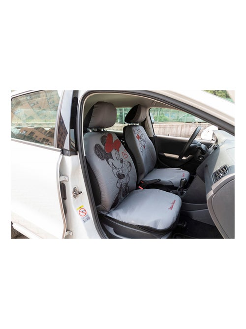 Paire de housses de siège avant - Minnie Mouse - universelles - Kiabi