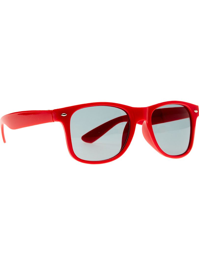 Paire de lunettes carrées rouge - Kiabi