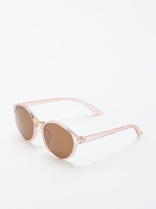 Paire de lunettes de soleil à paillettes - Kiabi