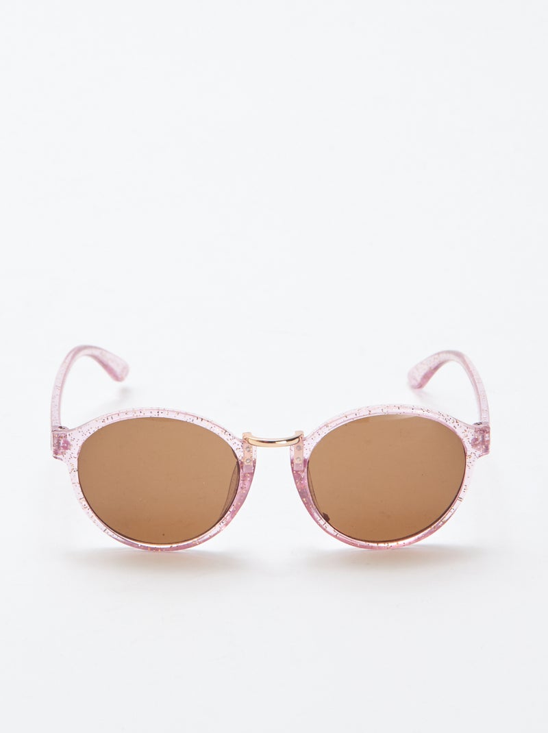 Paire de lunettes de soleil à paillettes Violet - Kiabi