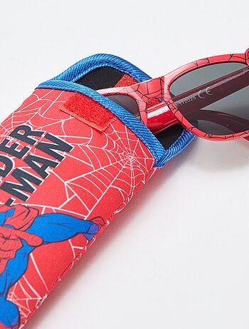 Paire de lunettes de soleil 'Marvel' 'Spiderman' animée + pochette