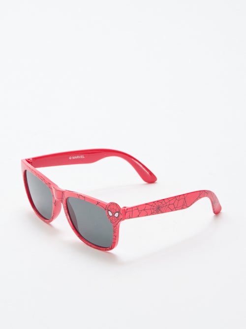 Paire de lunettes de soleil 'Marvel' 'Spiderman' animée + pochette - Kiabi