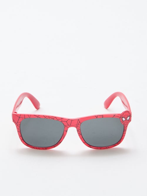 Paire de lunettes de soleil 'Marvel' 'Spiderman' animée + pochette - Kiabi