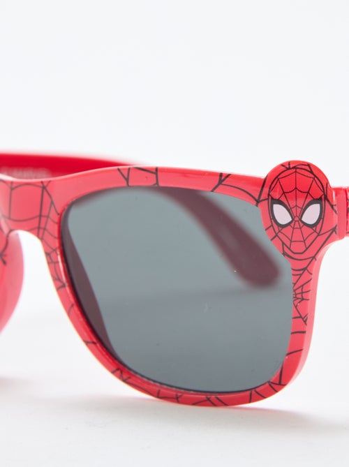 Paire de lunettes de soleil 'Marvel' 'Spiderman' animée + pochette - Kiabi