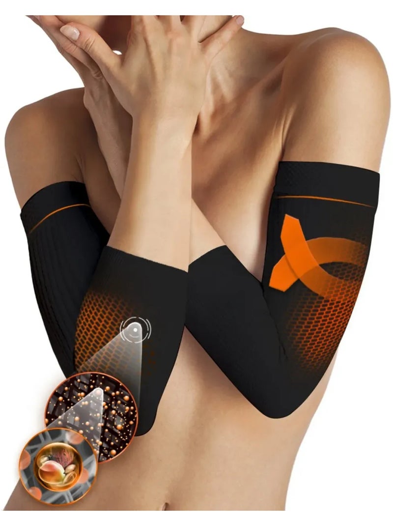 Paire de Manchons micromassants bras Noir - Kiabi