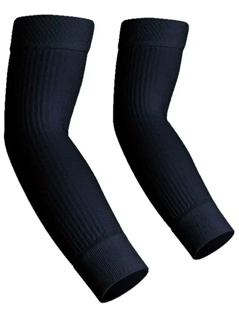 Paire de Manchons micromassants bras Noir - Kiabi