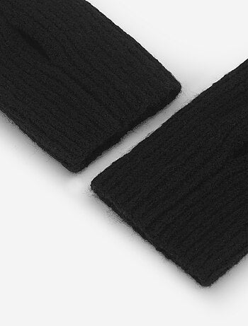Paire de mitaines manchettes sans doigts