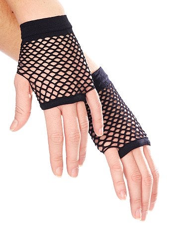 Paire de mitaines résille