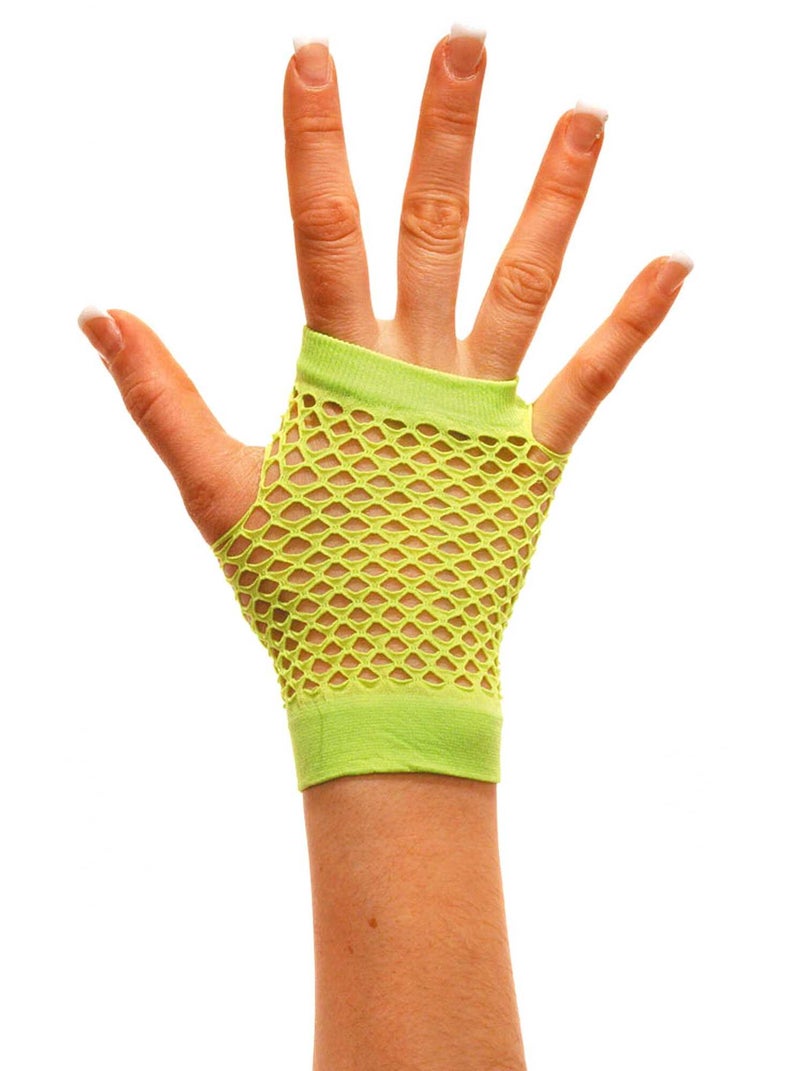 Paire de mitaines résille vert - Kiabi