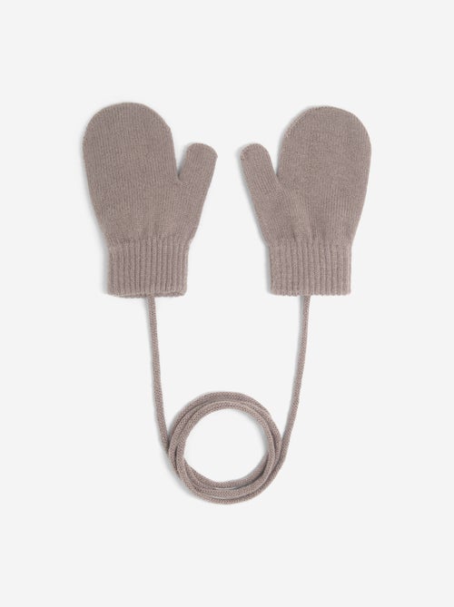 Paire de moufles avec lien - Kiabi Paire de moufles avec lien - Kiabi