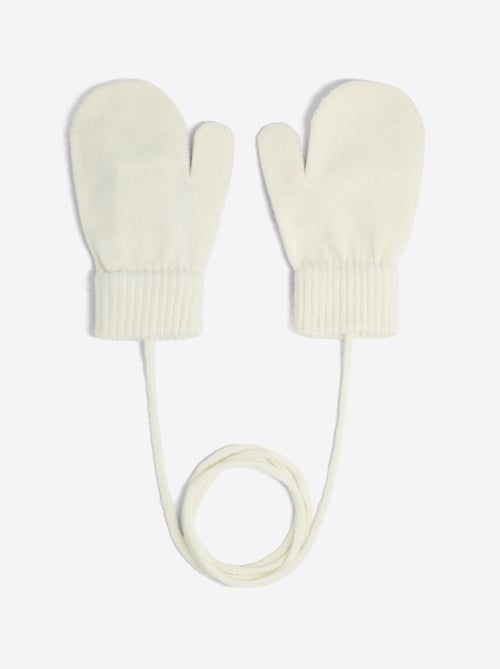 Paire de moufles avec lien - Kiabi Paire de moufles avec lien - Kiabi