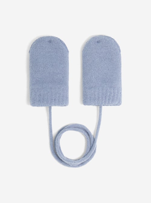 Paire de moufles avec lien - Kiabi