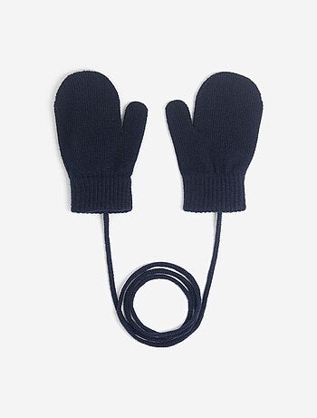 Paire de moufles avec lien