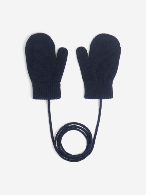 Paire de moufles avec lien - Kiabi Paire de moufles avec lien - Kiabi