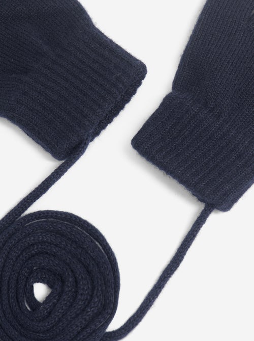 Paire de moufles avec lien - Kiabi Paire de moufles avec lien - Kiabi