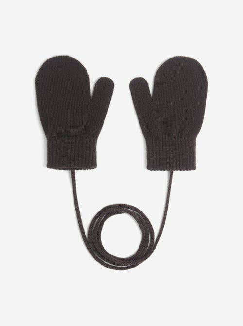 Paire de moufles avec lien - Kiabi Paire de moufles avec lien - Kiabi