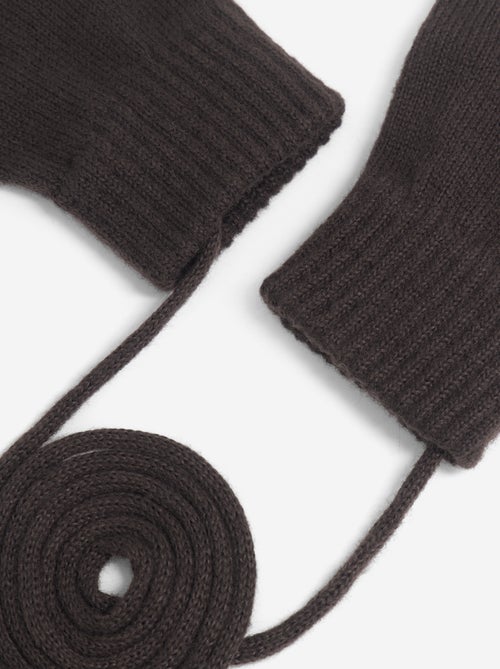 Paire de moufles avec lien - Kiabi Paire de moufles avec lien - Kiabi