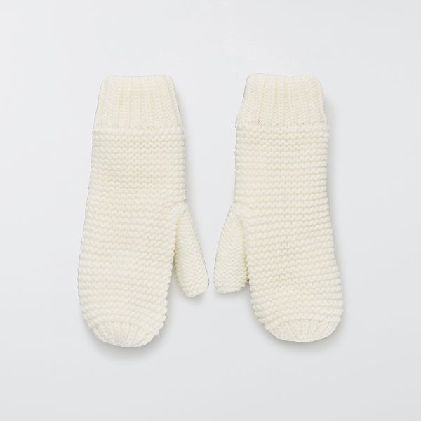 Paire De Moufles Femme Ecru Kiabi 6 00