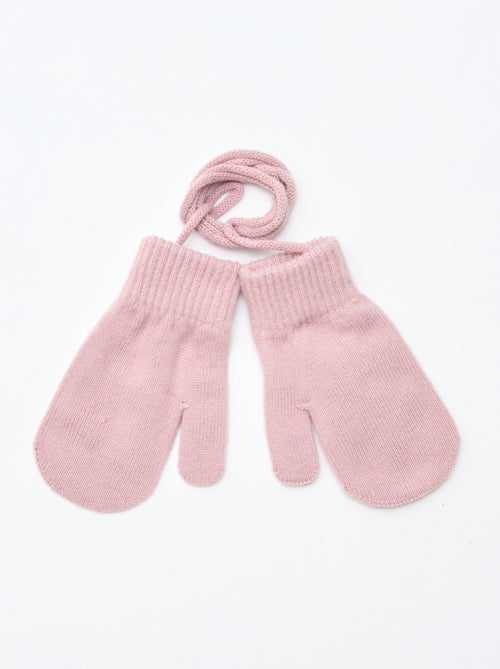 Paire de moufles unie - Kiabi