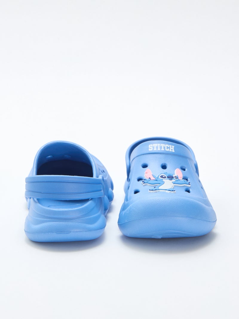 Paire de mules animées 'Disney' 'Stitch' uni Bleu - Kiabi