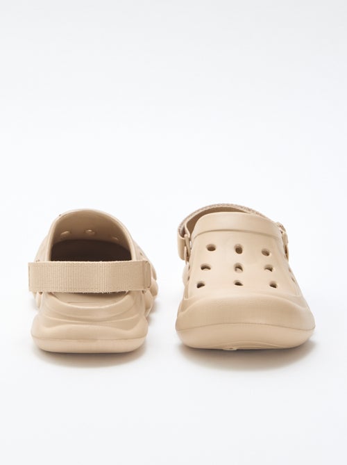 Paire de mules de plage fermées - Kiabi