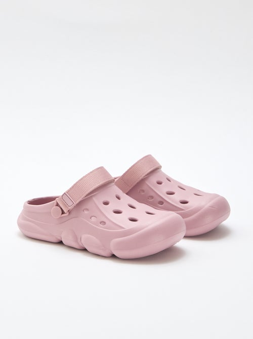 Paire de mules de plage fermées - Kiabi