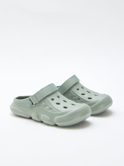 Paire de mules de plage fermées - Kiabi