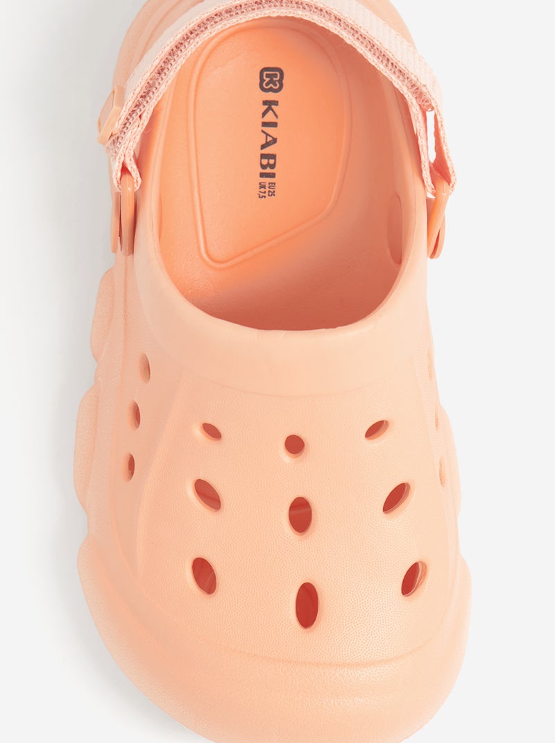 Paire de mules de plage Orange - Kiabi