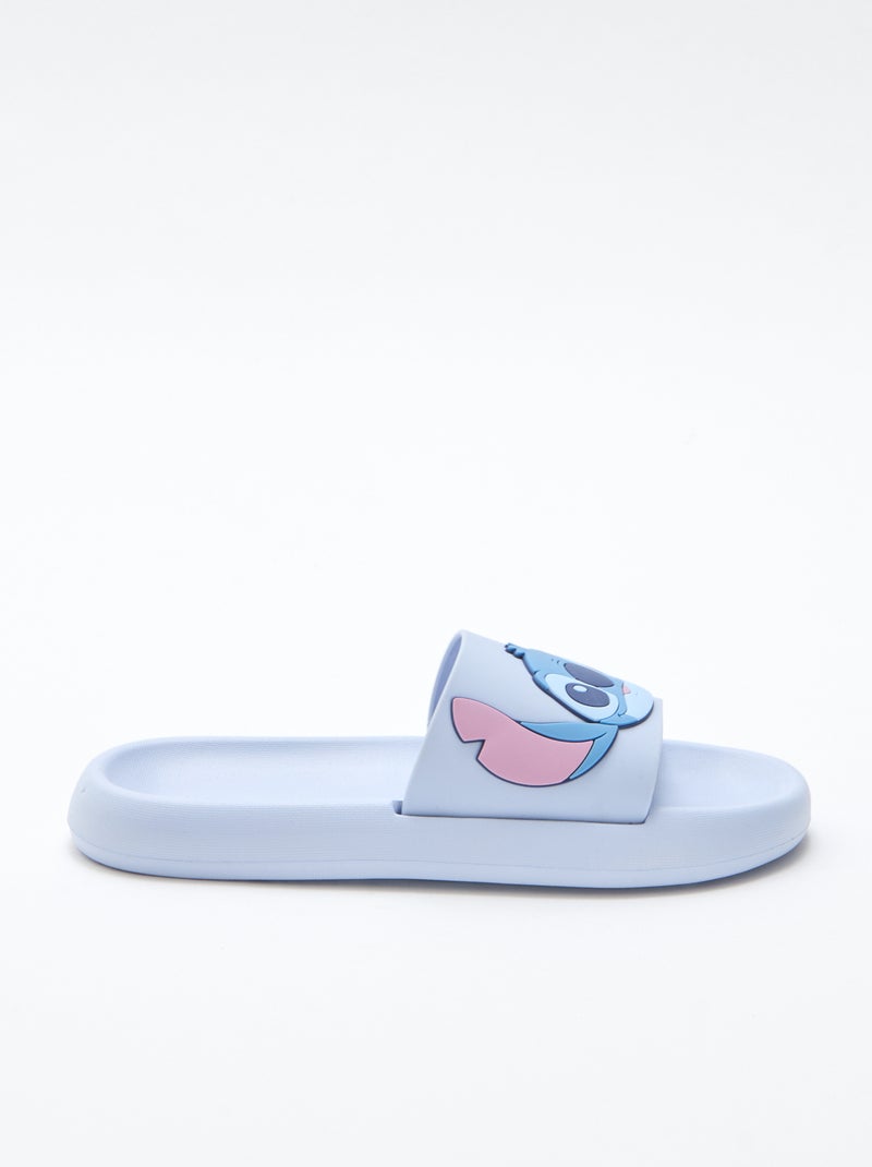 Paire de mules 'Disney' 'Stitch' unie Bleu - Kiabi