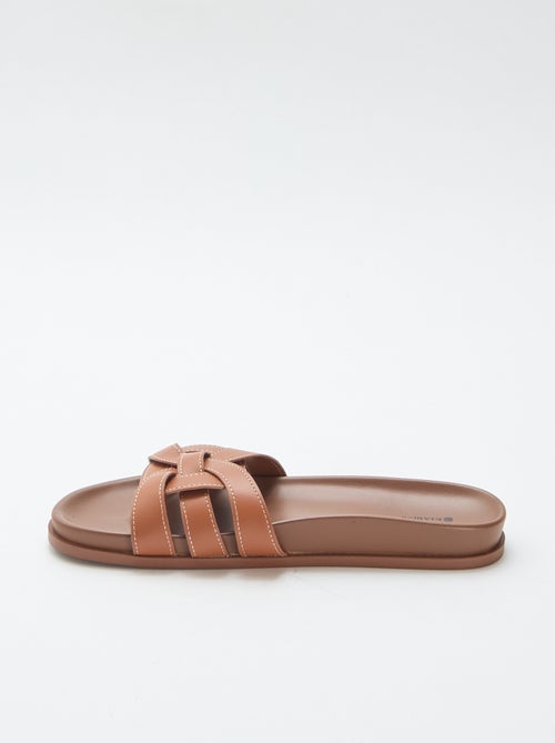 Paire de mules unies - Kiabi