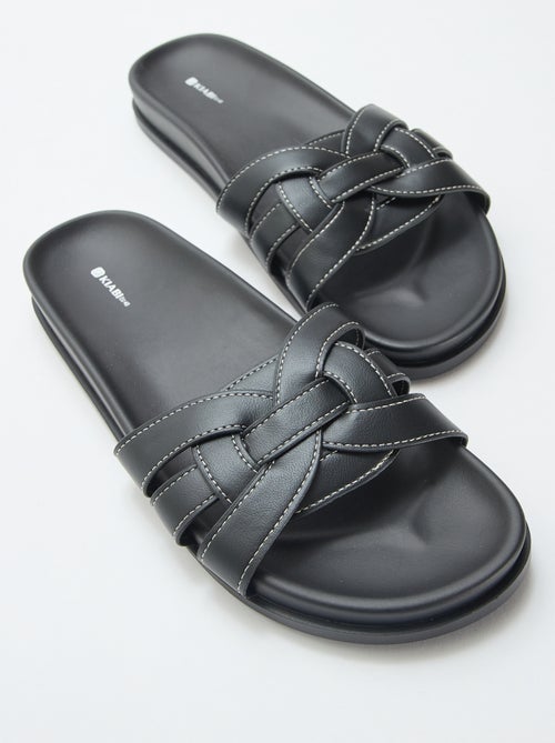 Paire de mules unies - Kiabi