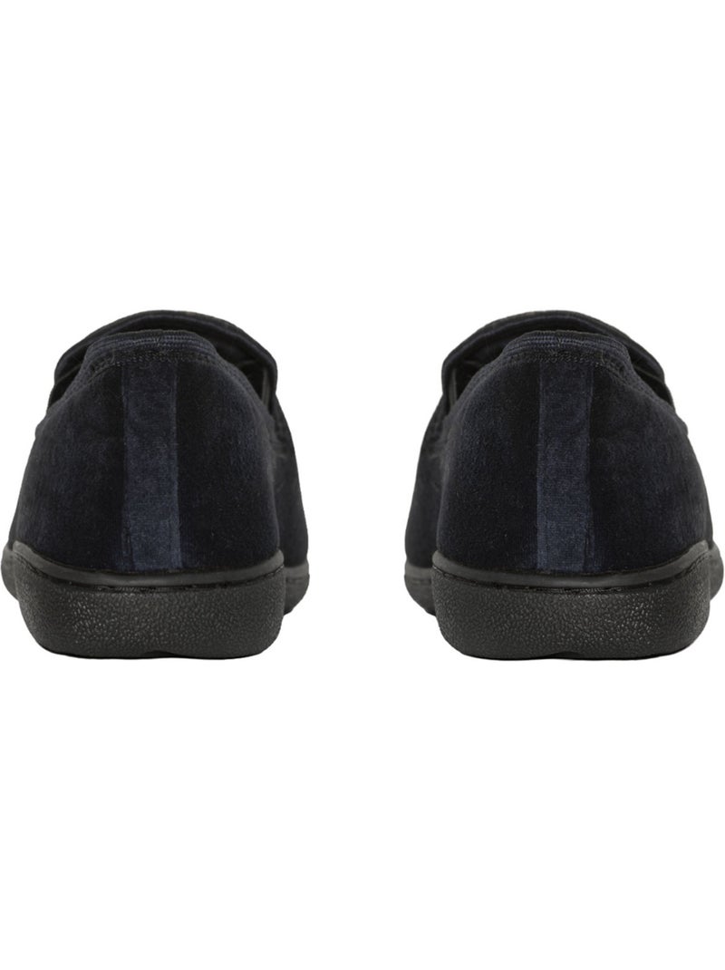 Paire de pantoufles mocassins sans gêne homme pufat pierre cardin Bleu - Kiabi