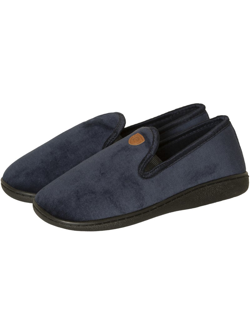 Paire de pantoufles mocassins sans gêne homme pufat pierre cardin Bleu - Kiabi