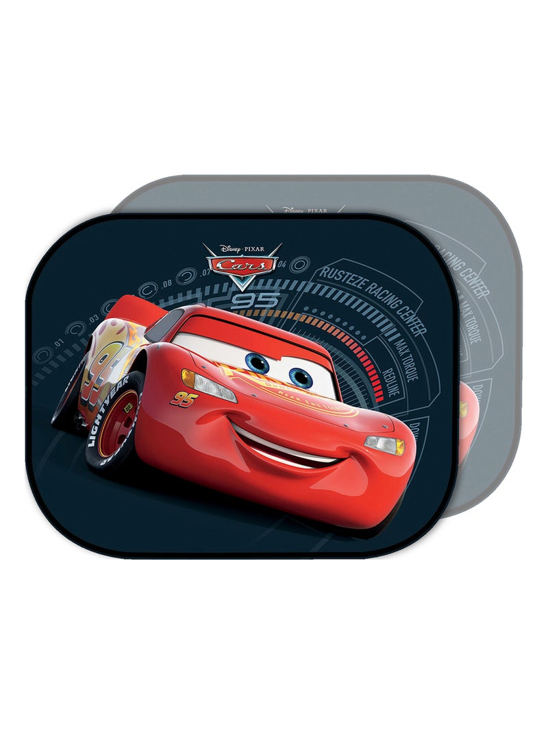 Paire de pare-soleil latéraux Cars Flash McQueen Rouge - Kiabi
