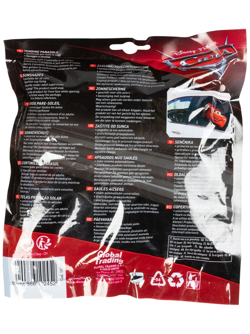 Paire de pare-soleil latéraux Cars Flash McQueen Rouge - Kiabi