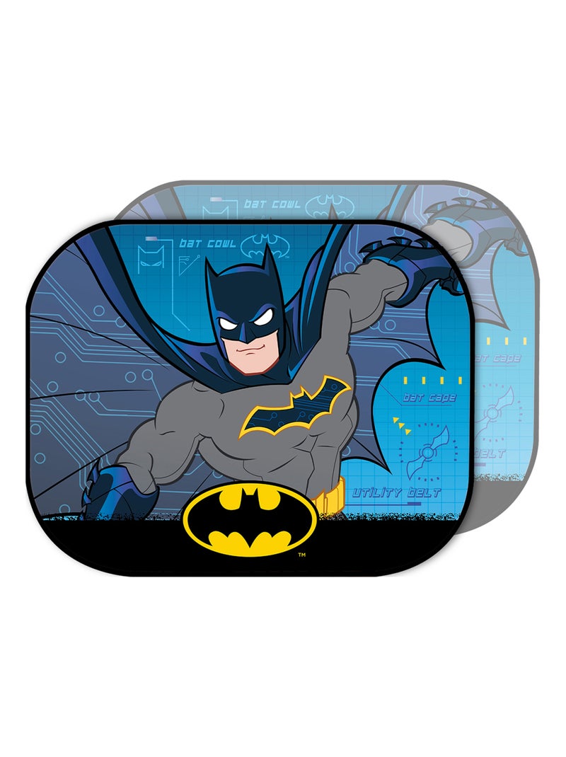 Paire de pare-soleil latéraux Dc Comics Batman 44 x 35 cm Noir - Kiabi