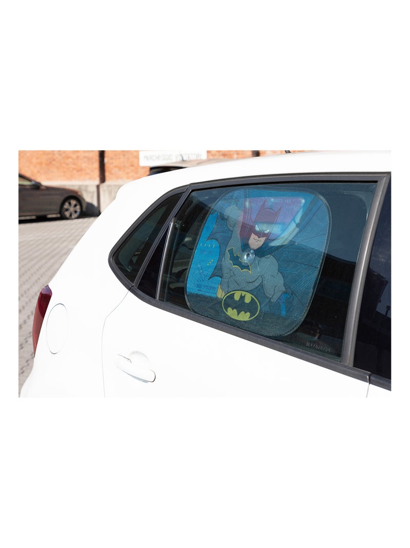 Paire de pare-soleil latéraux Dc Comics Batman 44 x 35 cm Noir - Kiabi