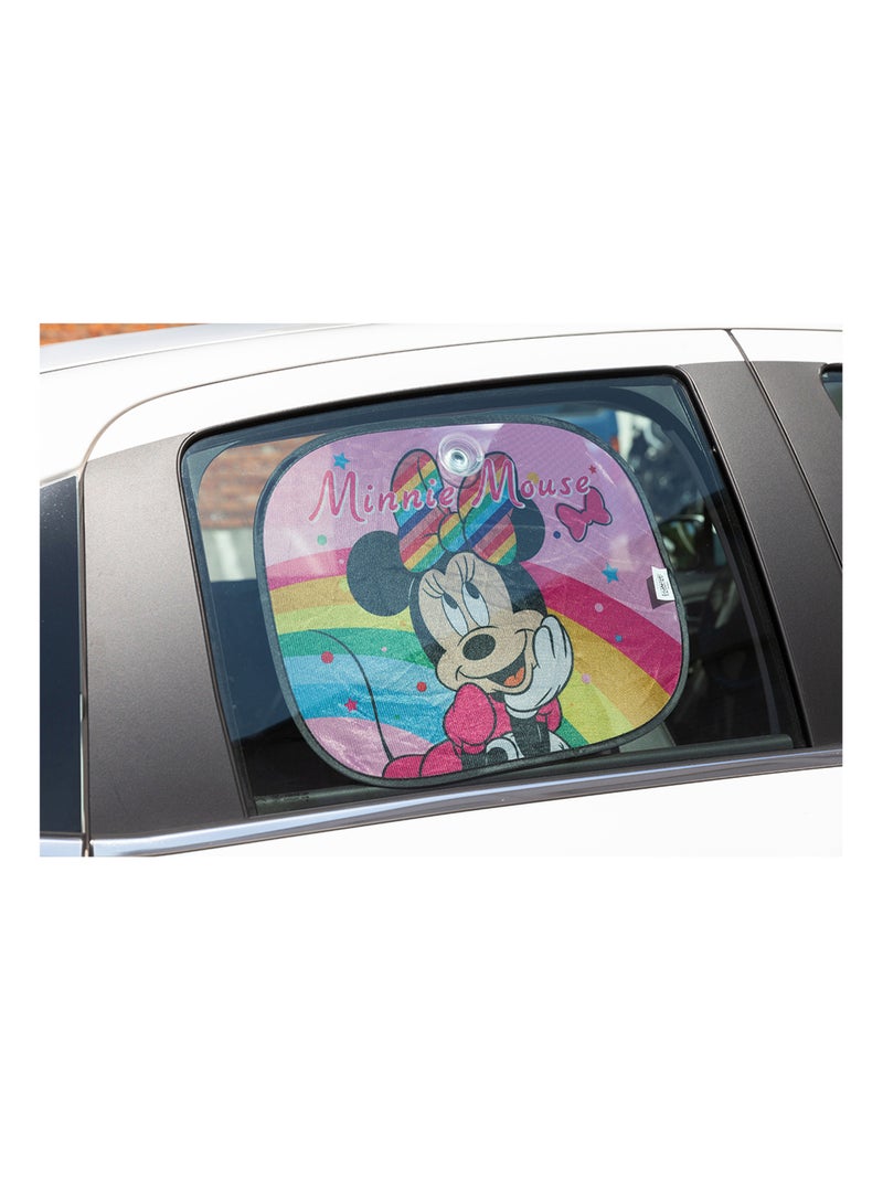 Paire de pare-soleil latéraux Disney Minnie pour voiture Rouge - Kiabi