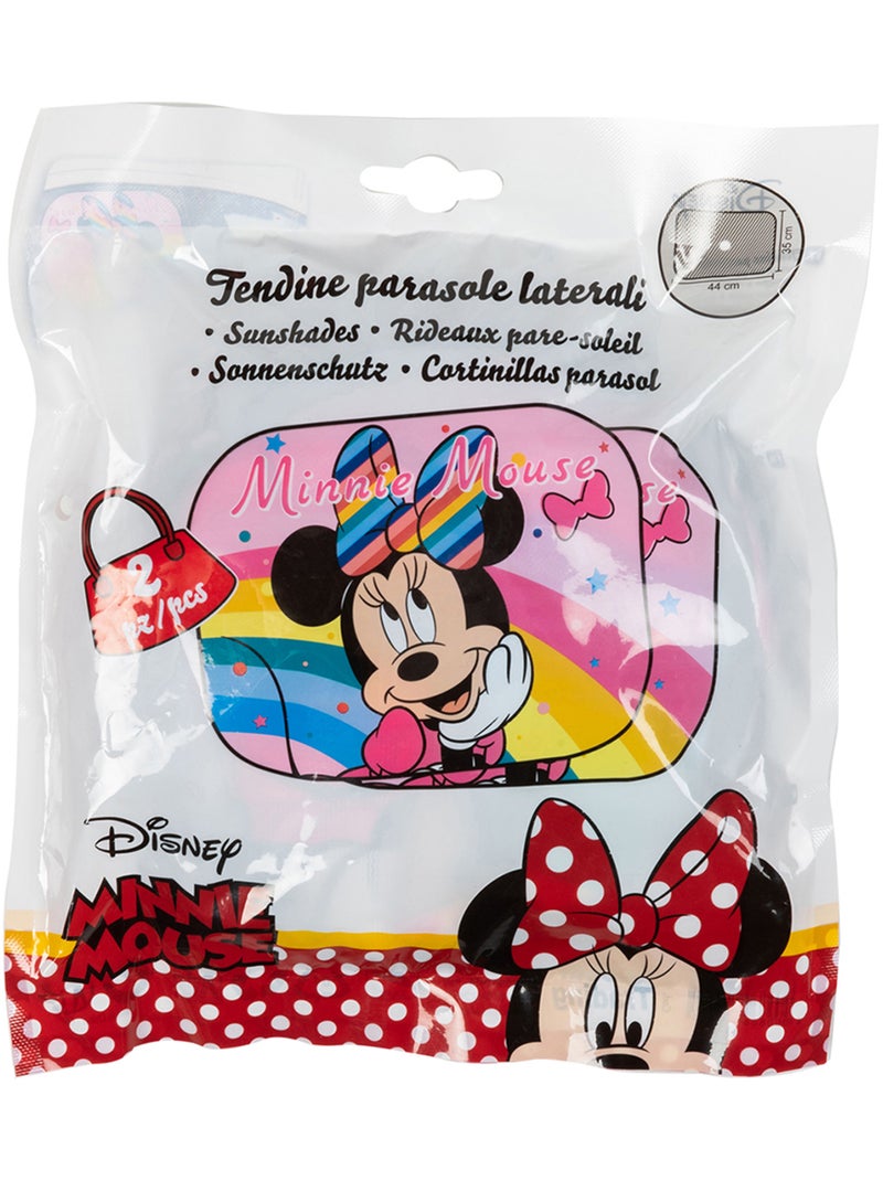 Paire de pare-soleil latéraux Disney Minnie pour voiture Rouge - Kiabi