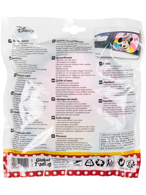 Paire de pare-soleil latéraux Disney Minnie pour voiture - Kiabi
