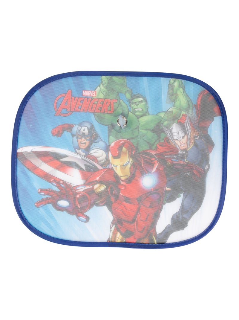Paire de pare-soleil latéraux pour voiture - Marvel Avengers- 44 x 35 cm Rouge - Kiabi
