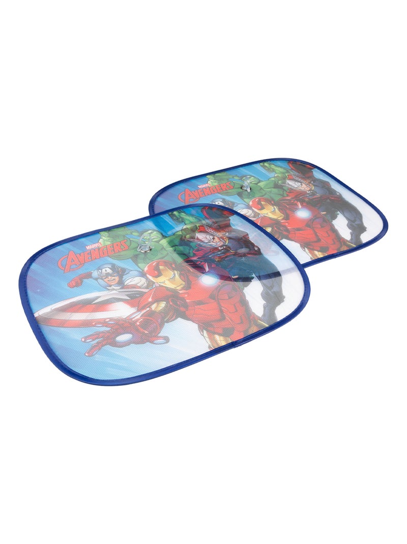 Paire de pare-soleil latéraux pour voiture - Marvel Avengers- 44 x 35 cm Rouge - Kiabi