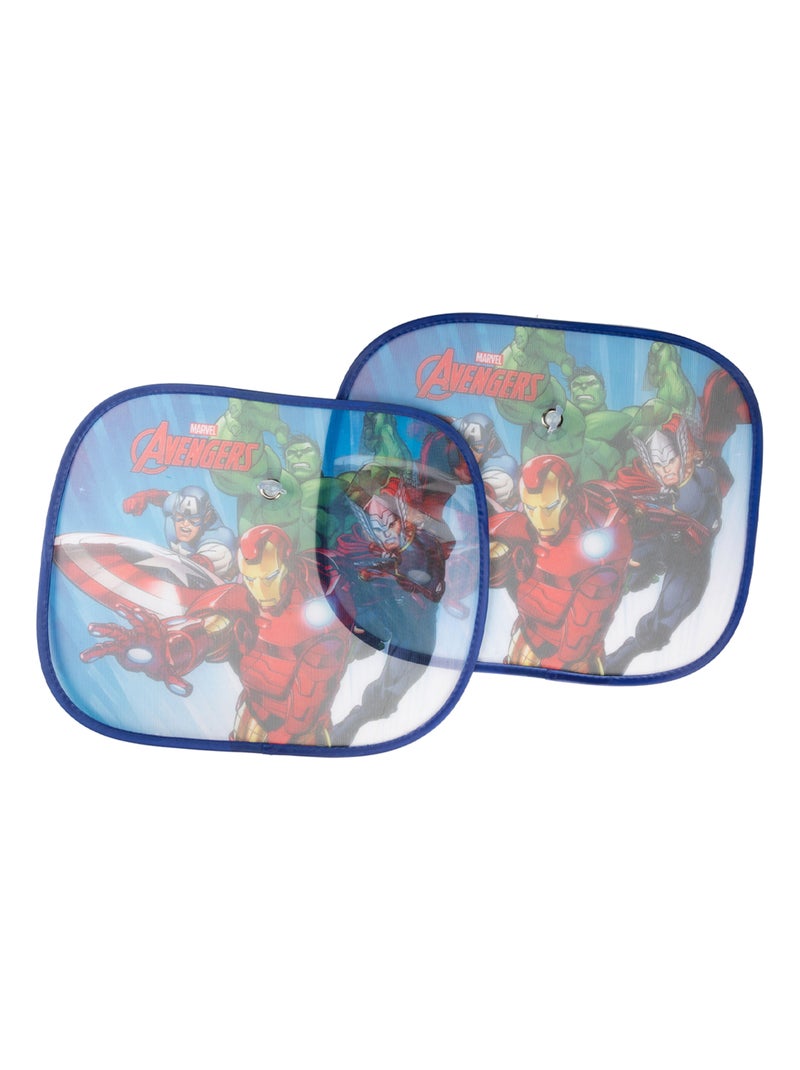 Paire de pare-soleil latéraux pour voiture - Marvel Avengers- 44 x 35 cm Rouge - Kiabi