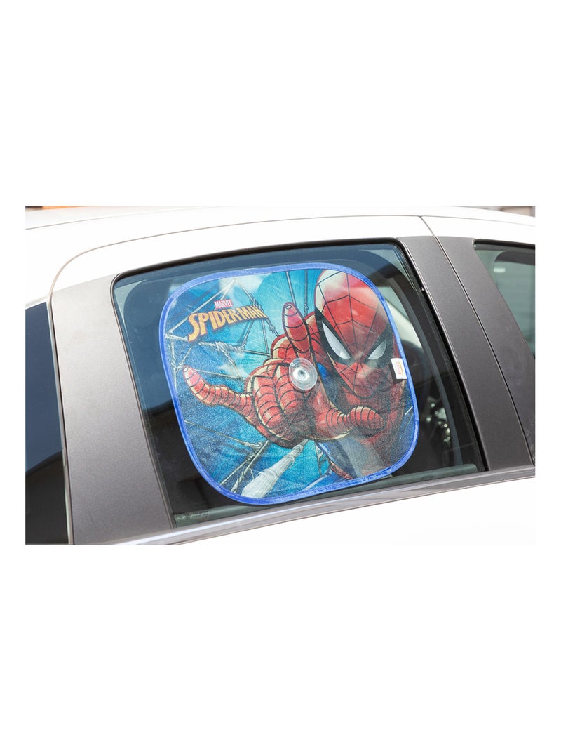 Paire de pare-soleil latéraux pour voiture -Tataway Spider-Man - 44 x 35 cm Rouge - Kiabi