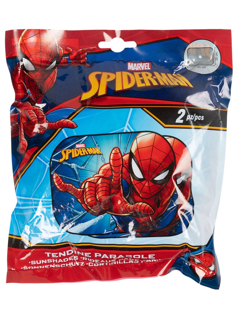 Paire de pare-soleil latéraux pour voiture -Tataway Spider-Man - 44 x 35 cm Rouge - Kiabi