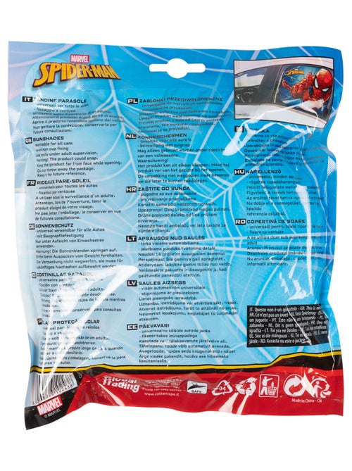Paire de pare-soleil latéraux pour voiture -Tataway Spider-Man - 44 x 35 cm - Kiabi