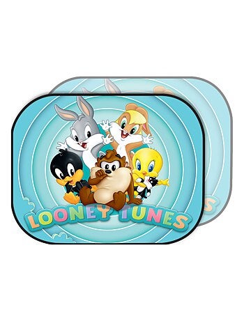 Paire de pare-soleil latéraux pour voiture, Looney Tunes, 44 x 35 cm