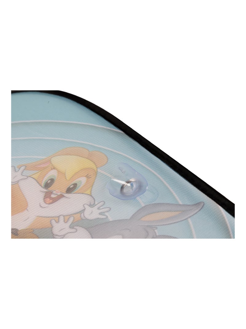 Paire de pare-soleil latéraux pour voiture, Looney Tunes,  44 x 35 cm Bleu Bleu ciel - Kiabi